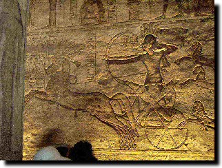 Bataille de Qadesh, temple de Ramses II (Abou Simbel)